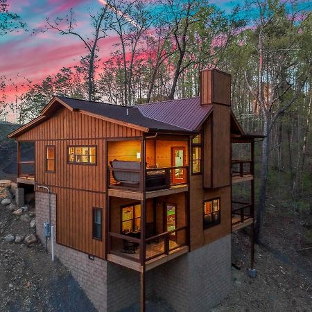 Nordic Mountain Modern Lodge - Family Friendly Luxury Cabin In Walden'S Ridge Sevierville Eksteriør bilde