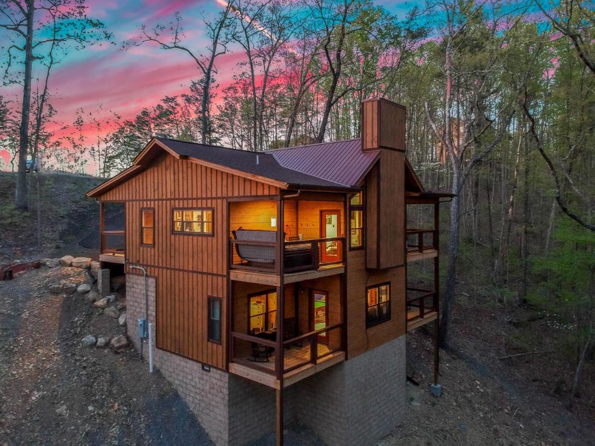Nordic Mountain Modern Lodge - Family Friendly Luxury Cabin In Walden'S Ridge Sevierville Eksteriør bilde